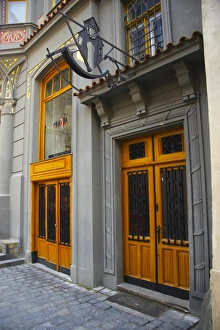 Images Dated 24th February 2006: Czech Republic, Prague, Prague City. Typical Prague architecture of a building