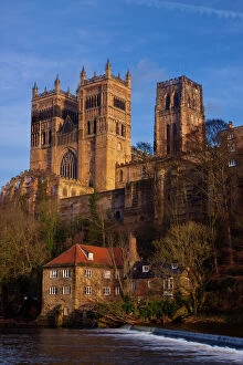 Cathedral Collection: England, County Durham, Durham City. Fulling Mill, on the banks of the River Wear
