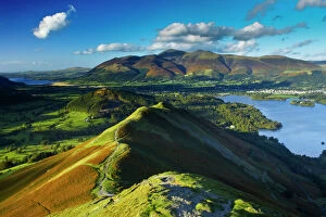 England Gallery: ENGLAND Cumbria Lake District National Park View from Cats Bells near Derwentwater