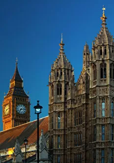 Iconic Gallery: England, Greater London, City of Westminster. The iconic Big Ben also known as the Clock Tower