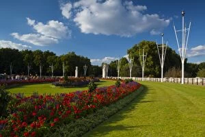 2011jfprints Collection: England, London, Memorial Gardens. South and West Africa gates and the Memorial Gardens