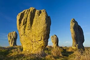 North East Collection: England, Northumberland, Duddo Five Stones. The pre-historic stone circle known as the Duddo Five