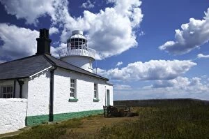 Islands Collection: England Northumberland Farne Islands A lighthouse on the Farne Islands