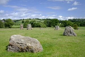 Prehistoric Collection: England, Somerset, Stanton Drew North East Stone Circle