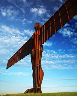 Gateshead Gallery: England, Tyne and Wear, Angel of the North. The Angel of the North statue near the cities of Gateshead and Newcastle