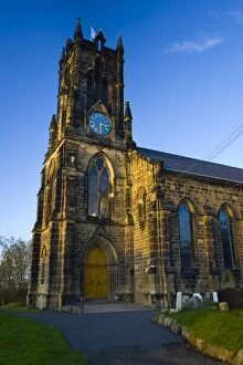 Tyne Book Gallery: England, Tyne & Wear, Earsdon. The Saint Albans Church in Earsdon