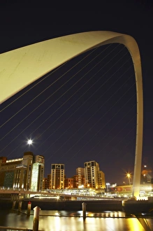 England, Newcastle upon Tyne & Gateshead. The Gateshead Millennium Bridge