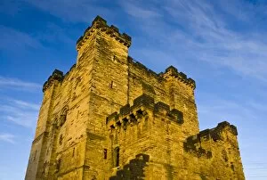 Images Dated 17th December 2008: England, Tyne & Wear, Newcastle Upon Tyne. The Newcastle Castle Keep was built by Henry II between