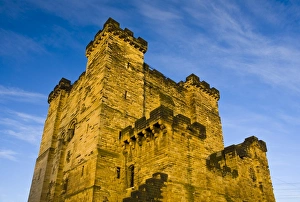 Images Dated 17th December 2008: England, Tyne & Wear, Newcastle Upon Tyne. The Newcastle Castle Keep was built by Henry II between