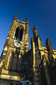 Tyne Book Gallery: England, Tyne & Wear, Newcastle Upon Tyne. The St. thomas church near the Haymarket of Newcastle