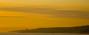 Northern County Gallery: England, Tyne & Wear, South Tyneside. View from the mouth of the Tyne looking south towards Marsden
