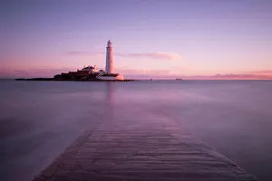 Northumberland Gallery: England, Tyne and Wear, St Marys Island & Lighthouse