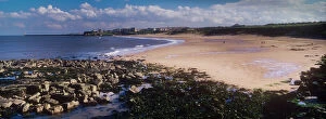Tyne Book Gallery: England, Tyne and Wear, Tynemouth. Looking south on a mid summers day across the Tynemouth Long