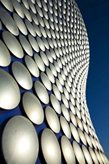 England, West Midlands, Birmingham. Abstract shapes of the modern Selfridges building England, West Midlands, Birmingham. Abstract shapes of the modern Selfridges building