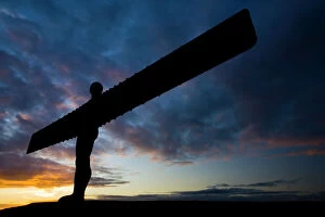 Editor's Picks: The iconic Angel of the North statue silhouetted against an atmospheric sky