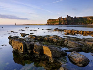 Tyne Gallery: Just after dawn earlier today at King Edwards Bay in Tynemouth