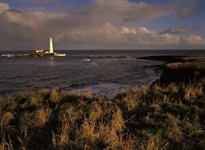 Images Dated 1st January 2000: Late afternoon light bathes the coastline of the North Tyneside Coast near Whitley Bay