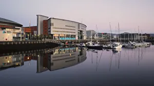 Ireland Collection: Northern Ireland, Belfast, Belfast Harbour Marina