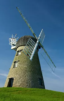 Tyne Book Gallery: The well preserved Whitburn Windmill, situated in an residential estate in the South Tyneside
