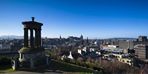 <b class=qtipBold><figcaption>Scotland, Edinburgh, Calton Hill</figcaption></b><br>Scotland, Edinburgh, Calton Hill. The Dugald Stewart Monument on Calton Hill, looking towards the Castle and Old Town of Edinburgh.<br><em>© Copyright Jason Friend - All Rights Reserved</em> Scotland, Edinburgh, Calton Hill