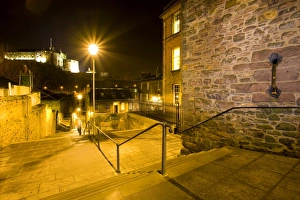 Images Dated 29th January 2009: Scotland, Edinburgh, Edinburgh City. The Flodden Wall, constructed after the death of King James