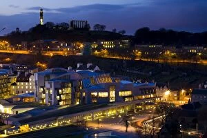 Images Dated 12th January 2009: Scotland, Edinburgh, Holyrood. Home of the Scottish Parliament