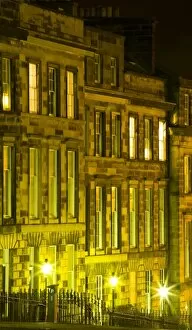 Edinburgh Illuminated Book Gallery: Scotland, Edinburgh, New Town. Typical Georgian architecture of buildings found in the New Town area