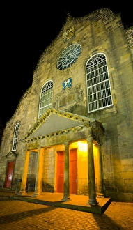 Trending: Scotland, Edinburgh, The Royal Mile. Canongate Kirk, located in Canongate a former separate burgh