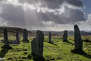 Stone Circle Collection: Scotland, The Isle of Lewis, Callanish Stone Circle No3