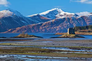 Images Dated 19th February 2010: Scotland, Scottish Highlands, Castle Stalker. Castle Stalker near Port Appin is a four story Tower