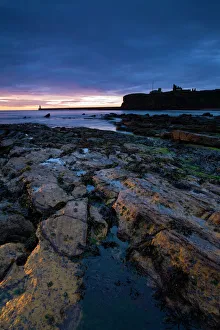 Tyne And Wear Gallery: Sunrise over King Edwards Bay viewed from near Sharpness Point