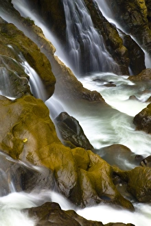Vietnam Gallery: Vietnam, Northern Vietnam, Sapa. Cat Cat Falls, a waterfall in Cat Cat village near Sapa